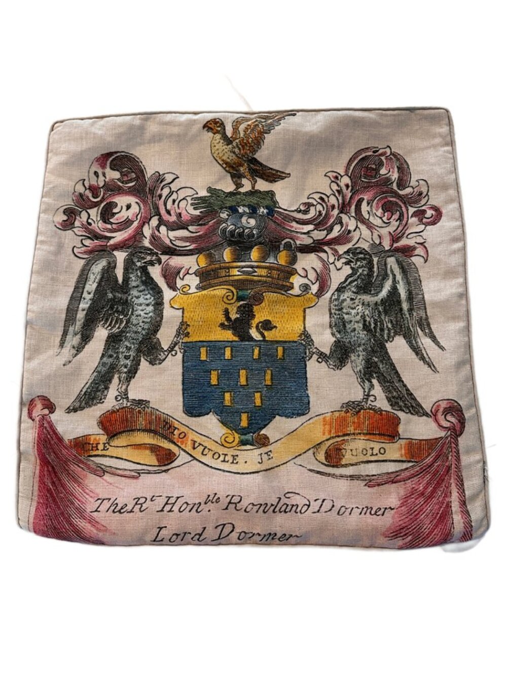 Accent Pillow: Lord Dormer Heraldic Pillow Cover